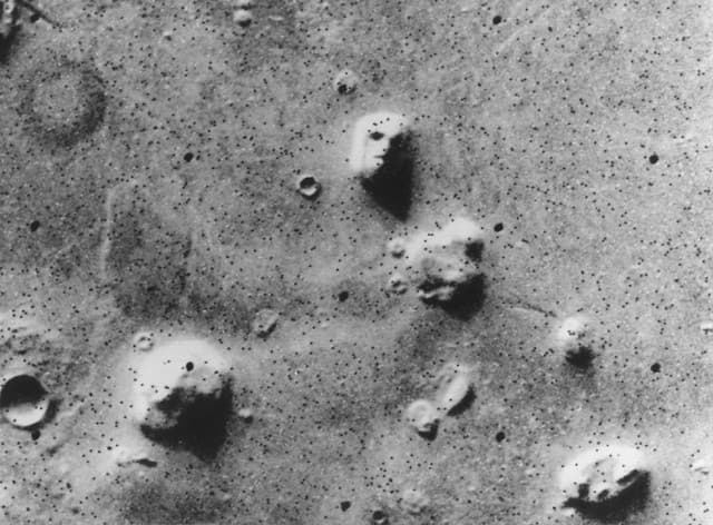 stone face on mars